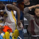 Moses Moody stretchered off court after bad non-contact knee injury vs Mavs