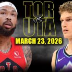 Toronto Raptors vs Utah Jazz Full Game Highlights – March 23, 2026 | NBA Season