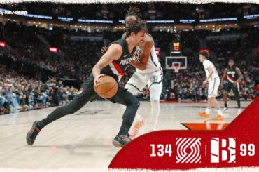 Portland Trail Blazers 134, Brooklyn Nets 99 | Game Highlights | March 23, 2026
