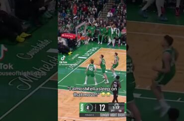 Wolves finally beat the Celtics #kyleanderson #timberwolves #bostonceltics