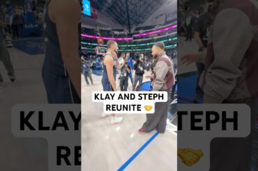 Steph and Klay back together 🤝