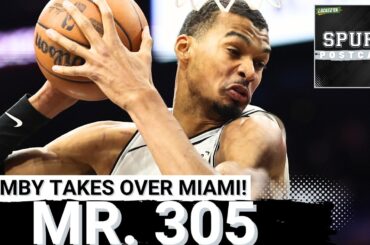 SPURS POSTCAST: Victor Wembanyama TAKES OVER Miami, Spurs Overpower Bam Adebayo & Heat