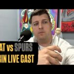 Miami Heat Getting Boat Raced By Spurs | Tobin Live Cast
