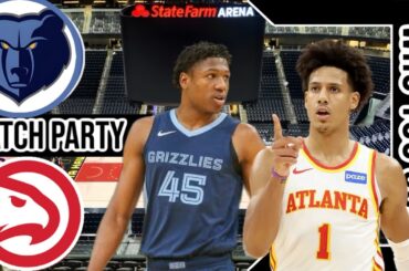 Memphis Grizzlies vs Atlanta Hawks | Live Play by Play | Watch Party | #nba  3-23-25 🔥🏀