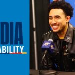 Jared McCain following the Thunder's win in Philadelphia | Postgame Media | March 23, 2026