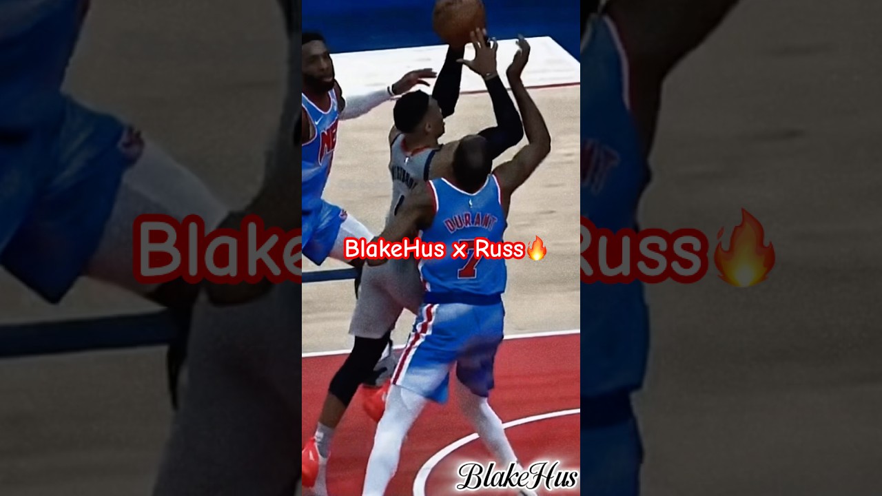 BlakeHus x Russ🔥#nba #stereolove #basketball #russellwestbrook #wizards #washingtonwizards #fy #fyp