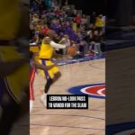 LeBron, dime. Vando, DUNK #Lakers