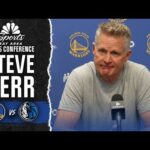 Warriors coach Steve Kerr discusses Moses Moody's devastating injury vs. Mavs | NBC Sports BA
