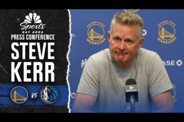 Warriors coach Steve Kerr discusses Moses Moody's devastating injury vs. Mavs | NBC Sports BA