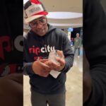 You cannot escape "THE BOX." #toumanicamara #NBA #trailblazers #thebox #fans #surprise