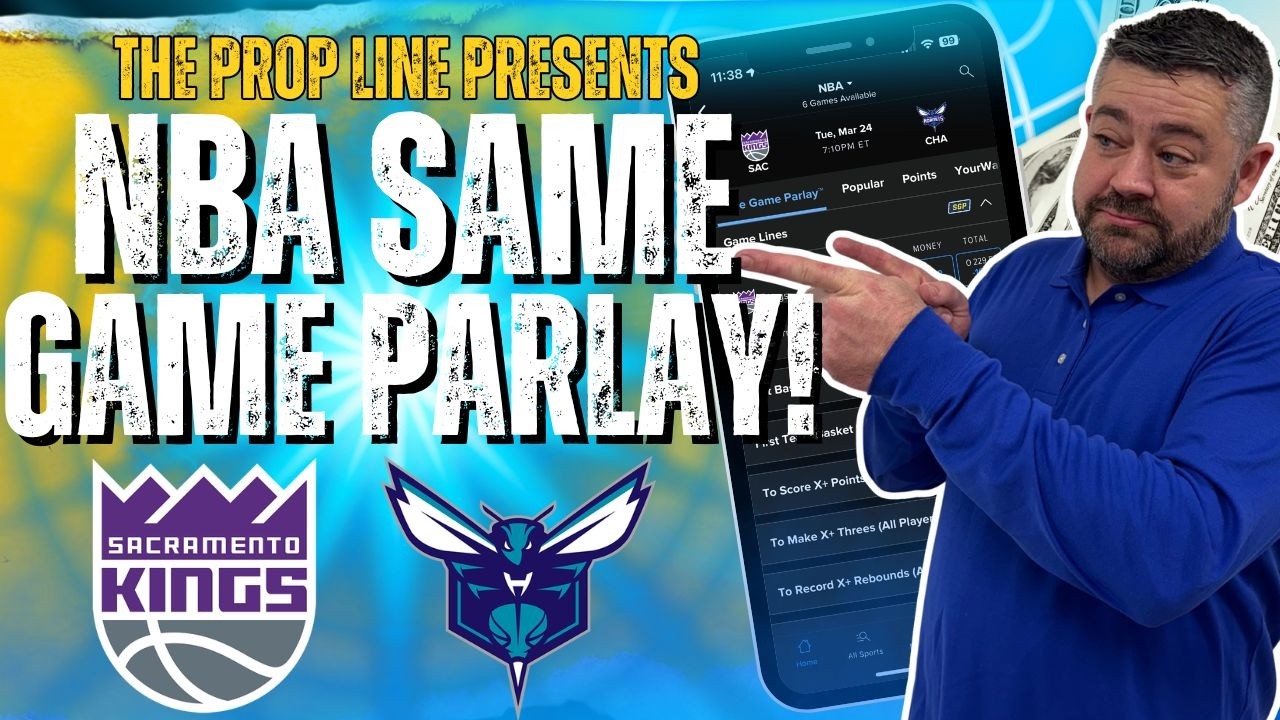 Kings vs Hornets NBA Player Props & Same Game Parlay! | NBA Picks and Props