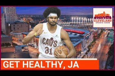 When do the Cavaliers need to start worrying about the severity of Jarrett Allen's knee injury?
