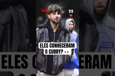 FICARAM PERTINHO DO CURRY 👀🔥 #NBAPedeSadia