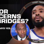 Stephen A. calls out Mikal Bridges' recent performance: 'THAT'S UNACCEPTABLE!' 🗣️ | First Take