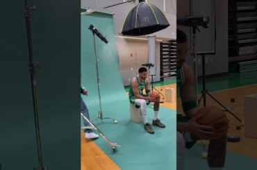 Behind the scenes with Slam 🏀🔥 #jaysontatum #celtics #nba