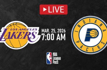 NBA LIVE NOW! Los Angeles Lakers vs Indiana Pacers | Mar. 25, 2026 | Pacers vs Lakers NBA LIVE 2K26