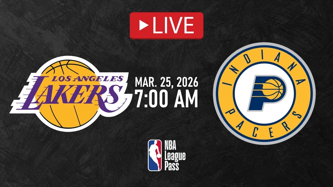 NBA LIVE NOW! Los Angeles Lakers vs Indiana Pacers | Mar. 25, 2026 | Pacers vs Lakers NBA LIVE 2K26