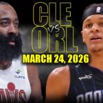 Cleveland Cavaliers vs Orlando Magic Full Game Highlights – March 24, 2026 | NBA Season