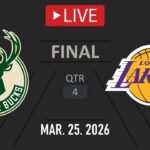 NBA LIVE! Los Angeles Lakers vs Milwaukee Bucks | Mar. 25, 2026 | Bucks vs Lakers NBA LIVE 2K26