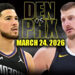 Denver Nuggets vs Phoenix Suns Full Game Highlights – March 24, 2026 | NBA Season