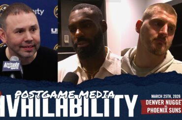 ALL Denver Nuggets Postgame Media vs. PHX  🎙️