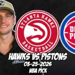 Atlanta Hawks vs Detroit Pistons 3/25/26 NBA Free Picks & Prediction | NBA Betting Tips