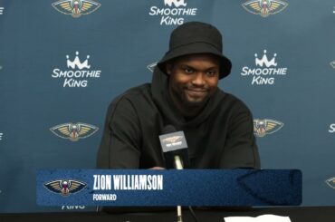Zion Williamson | Pelicans-Knicks Postgame Interview 3/24/26