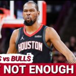 Rockets Comeback FALLS SHORT Vs Bulls Despite HUGE Games From Kevin Durant & Alperen Sengun