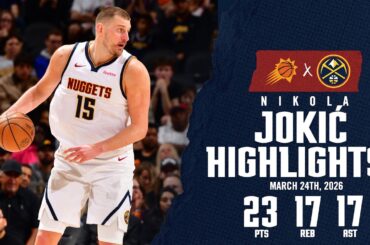 Nikola Jokić 29TH TRIPLE-DOUBLE | Game Highlights vs. PHX