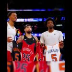 Pelicans jersey swap with Jose Alvarado 🤝 #pelicans #nba