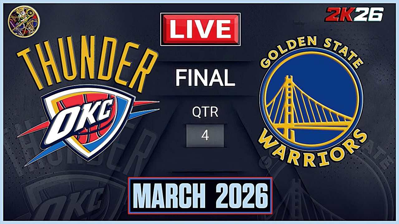 NBA LIVE!   Oklahoma City THUNDER  vs Golden State WARRIORS  |  NBA Regular Season   |   NBA 2K26  |