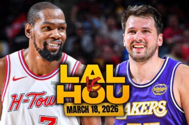 Los Angeles Lakers vs Houston Rockets Full Game Highlights | Mar 18, 2026 | FreeDawkins