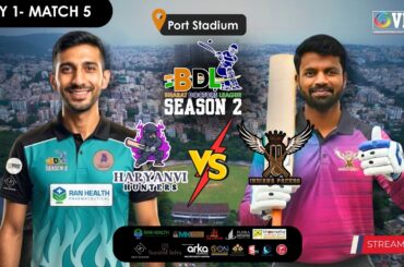 BHARAT DOCTORS LEAGUE - SEASON 2 || HARYANVI HUNTERS VS INDIANA PACERS || MATCH # 5 ||