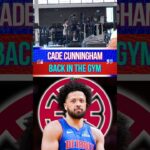 Cade Cunningham ALREADY BACK In The Gym!? #nba #basketball #shorts
