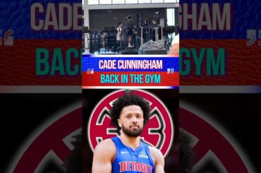Cade Cunningham ALREADY BACK In The Gym!? #nba #basketball #shorts