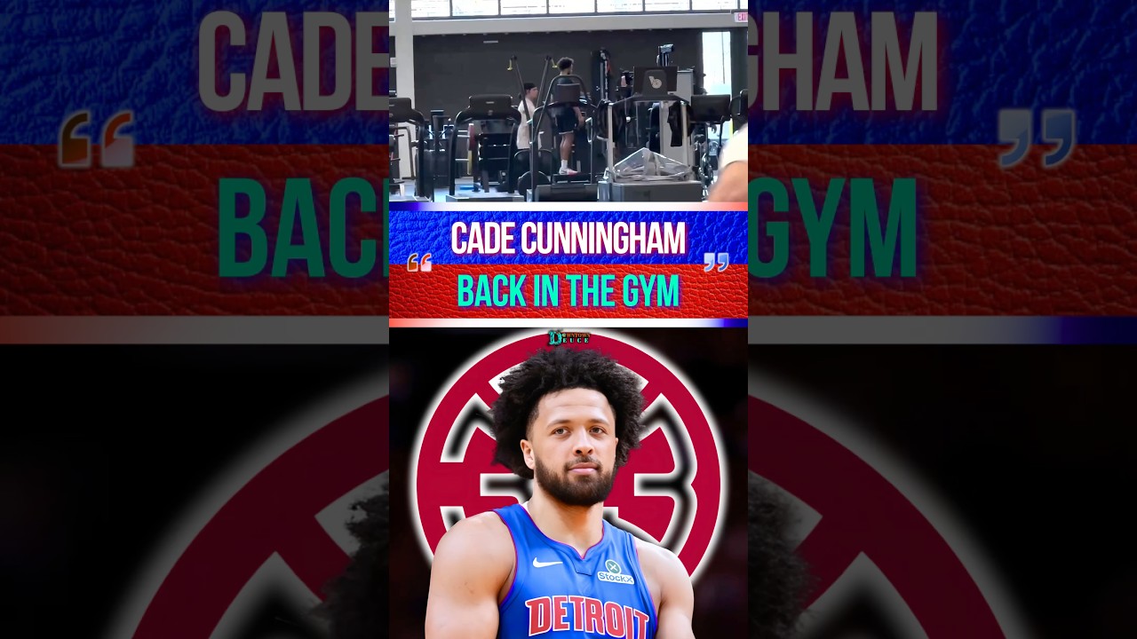Cade Cunningham ALREADY BACK In The Gym!? #nba #basketball #shorts