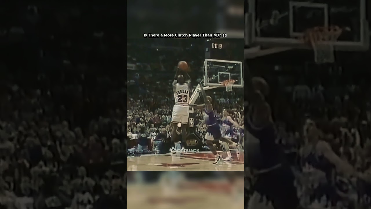 Is This One of MJ’s Most Clutch Shots Ever 👀🔥 #shorts