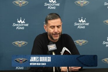 James Borrego | Pelicans-Knicks Postgame Interview 3/24/26