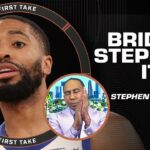 Stephen A. goes FULL SASS MODE applauding Mikal Bridges after Knicks' win 👏 | First Take
