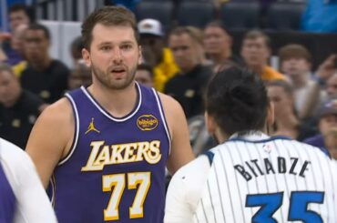 Luka Doncic has words for Goga and picks up 16th tech - will be suspended next game