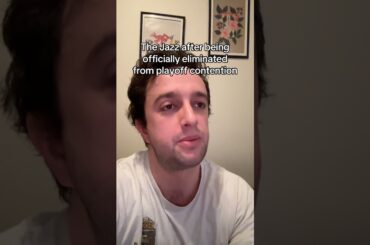 The Jazz after being officially eliminated #nba #basketball #comedy #shortsfeed #nbaskit