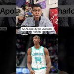 I’m sorry Charlotte. #nba #charlottehornets #lamelo #konknueppel