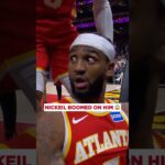 Even NAW couldn’t believe it 🤯🤯😂😂 #nickeilalexanderwalker #hawks #nba #dunk #posterized