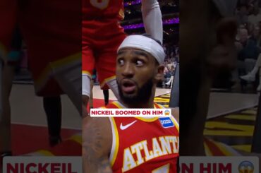 Even NAW couldn’t believe it 🤯🤯😂😂 #nickeilalexanderwalker #hawks #nba #dunk #posterized