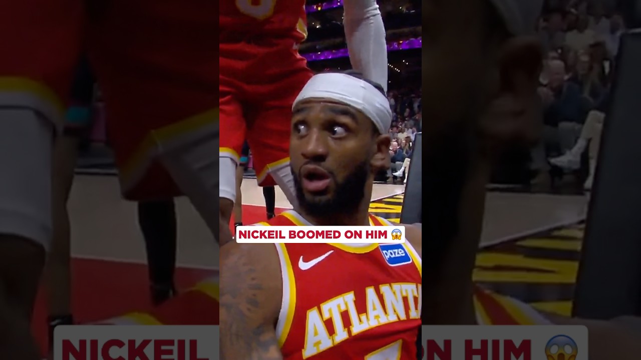 Even NAW couldn’t believe it 🤯🤯😂😂 #nickeilalexanderwalker #hawks #nba #dunk #posterized
