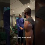 JB & The Chief bonding over martial arts 🤝 #nba #celtics #shorts