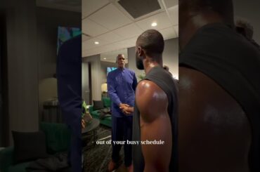 JB & The Chief bonding over martial arts 🤝 #nba #celtics #shorts