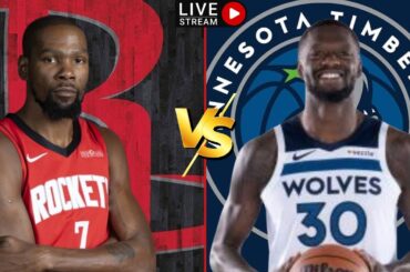 Houston Rockets vs Minnesota Timberwolves/Live Play by Play Reaction