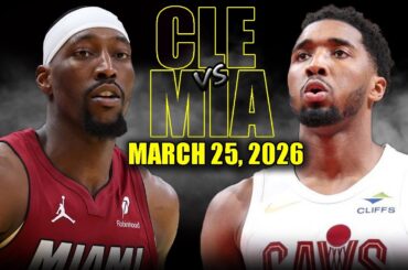 Cleveland Cavaliers vs Miami Heat Full Game Highlights – March 25, 2026 | NBA Season
