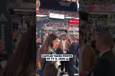 📸 Caitlin Clark takes picture of Tyrese Haliburton at Lakers vs Pacers NBA Game | Indiana Fever